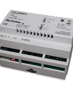 Dimmer LED trailing edge top-hat rail 230VAC 50/60Hz